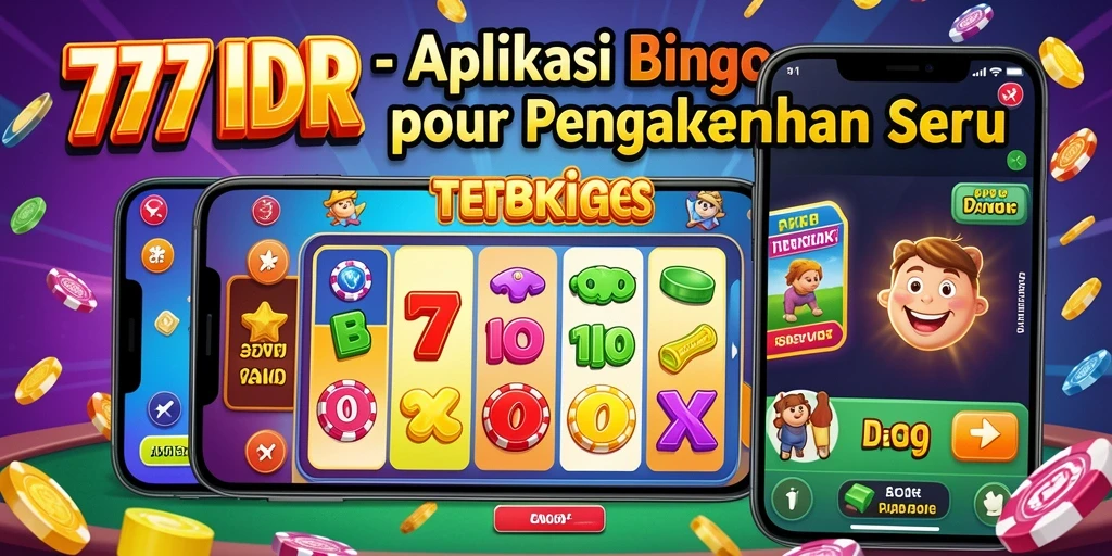 Tampilan menarik dari gameplay Bingo di aplikasi 777IDR.