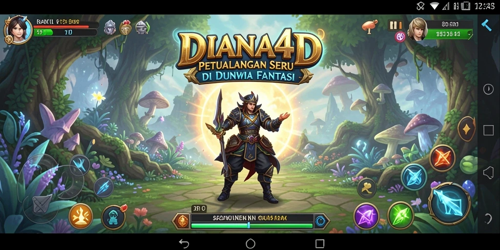 Tampilan gameplay DIANA4D yang penuh petualangan dan tantangan.