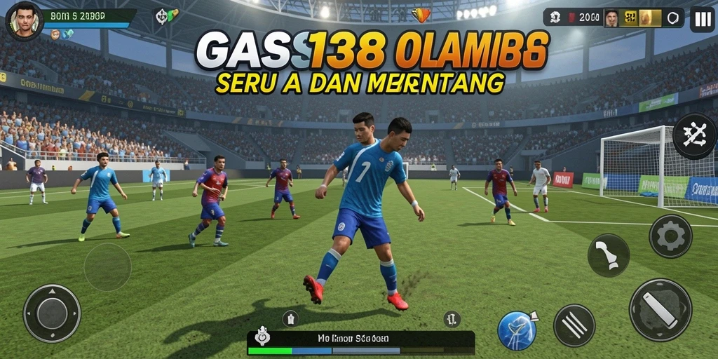 Tampilan gameplay menakjubkan dari GAS138 saat pertandingan olahraga.