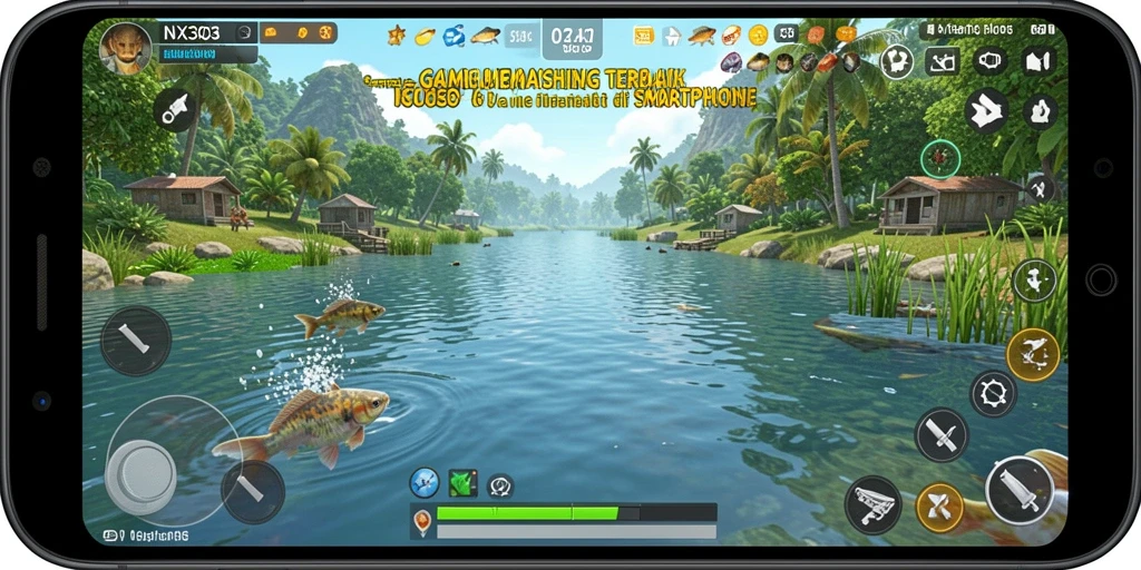 Tangkapan ikan yang menarik di layar game NX303.