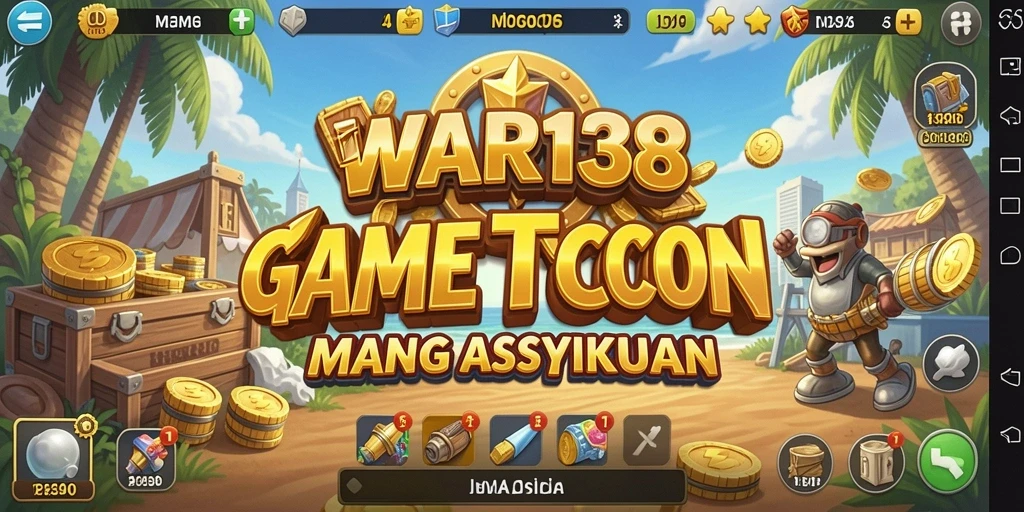 Screenshot gameplay WAR138 yang penuh aksi Tycoon.